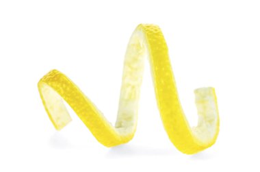 limon twist beyaz zemin üzerine