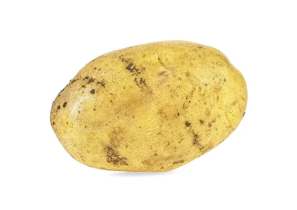 Patata Fresca Sobre Fondo Blanco —  Fotos de Stock