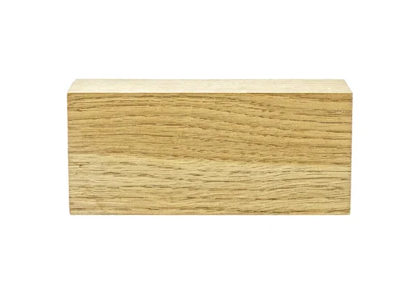 Wooden Bar White Background Oak — Stock Photo, Image