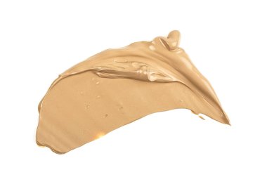 Sıvı temel vuruşu beyaz arkaplanda izole edildi