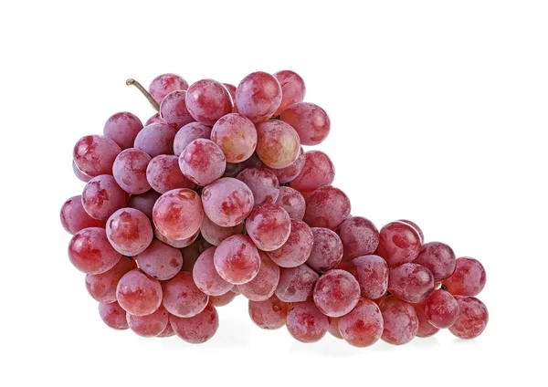 Букет Червоного Винограду Білому Тлі — стокове фото