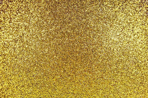 Żółte Złoto Bokeh Glitter Sparkle Tło — Zdjęcie stockowe