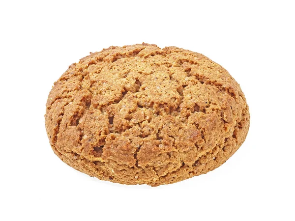 Ovesné Vločky Cookies Bílém Pozadí — Stock fotografie