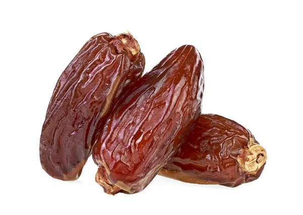 Dates fruit geïsoleerd op een witte achtergrond — Stockfoto