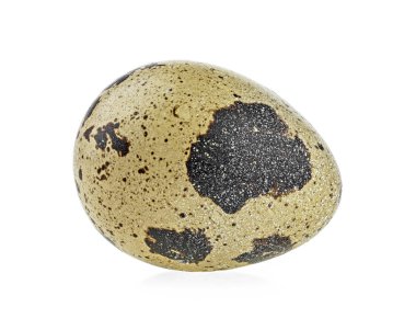 Bıldırcın yumurta beyaz zemin üzerine