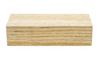 Tahta çubuk beyaz arkaplanda izole