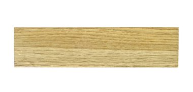 Beyaz arka plan üzerinde izole ahşap kiriş