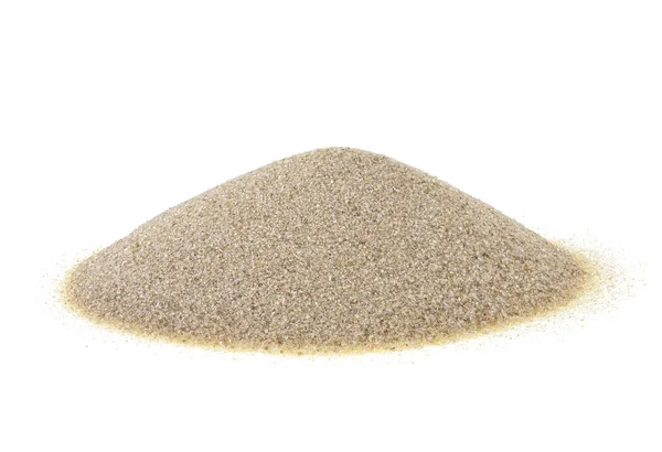 Pile of sand isolated on a white background — Stock Photo, Image