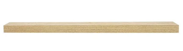 Izolowana belka drewniana. Drewniana deska. Drewno piłowane z drewna dębowego. — Zdjęcie stockowe