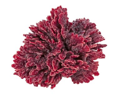 Beyaz arka planda şarap taşı. Potasyum Tartarat. Potasyum 