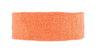 Beyaz arka planda izole edilmiş saç bandı eğitimi