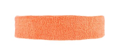 Beyaz arka planda izole edilmiş dar bir kafa bandının yakın çekimi. Zindelik için saç aksesuarları.