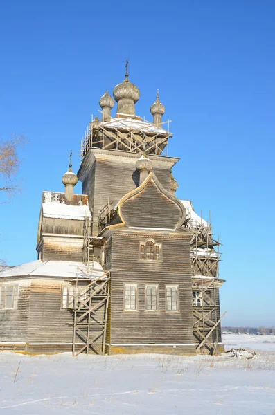 Église Transfiguration Preobrazhenskaya Xviiie Siècle Turchasovo — Photo