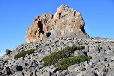 Tibet, Geoglyph Nam Tso shore gölde 4718 metre deniz seviyesinden