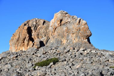 Tibet, Geoglyph Nam Tso shore gölde 4718 metre deniz seviyesinden