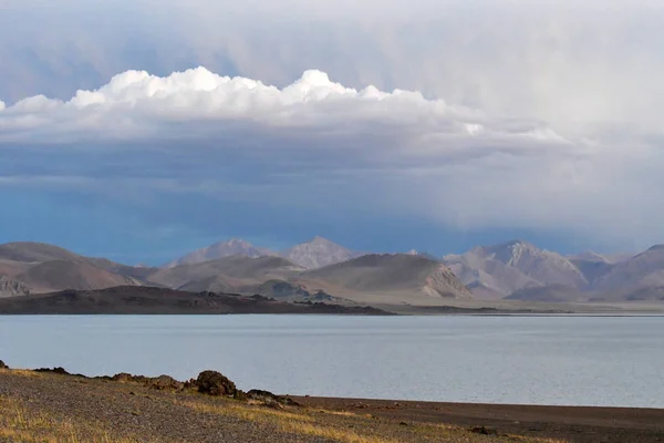 Tibete Ocidental Lago Sagrado Dangra Dang Gyu Tso Noite Verão — Fotografia de Stock