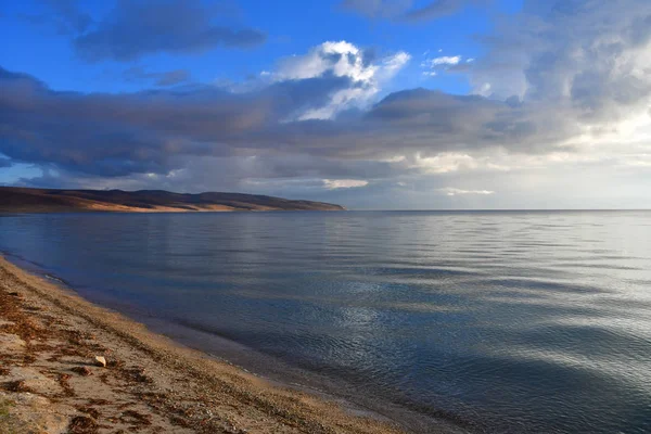 Tibet Suci Bagi Umat Buddha Danau Manasarovar Saat Fajar — Stok Foto