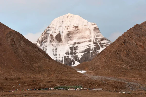 Chiny Tybet Północną Ścianę Kailas Rano — Zdjęcie stockowe