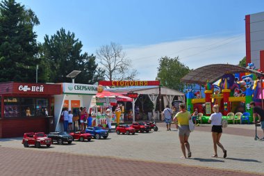 Anapa, Rusya, Temmuz, 12, 2018. Altyapı 