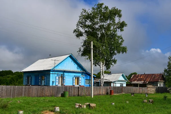 Den Byn Chernyshevka Anuchinsky Distriktet Primorsky Krai Ryssland — Stockfoto