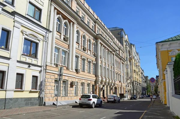 Moscou Rússia Agosto 2018 Apartamento Casa Número Yakovoapostolsky Pista Moscou — Fotografia de Stock