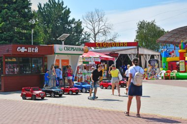 Anapa, Rusya, Temmuz, 12, 2018. Altyapı 