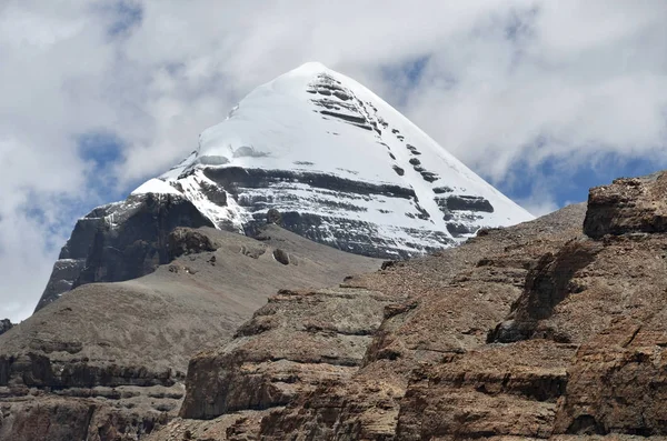 Čína Tibet Jižní Strana Hory Kailás Létě — Stock fotografie