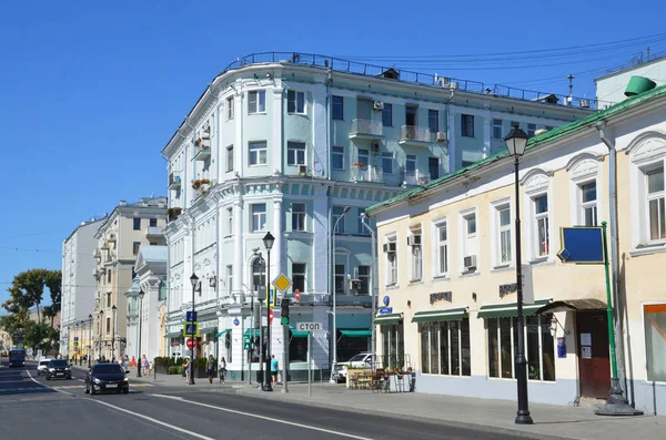 Moscou Russie Août 2018 Rue Pokrovka Moscou Été — Photo