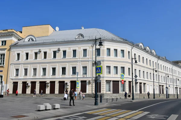 Moscú Rusia Septiembre 2018 Antigua Casa Comercial Morozov 1864 Año — Foto de Stock