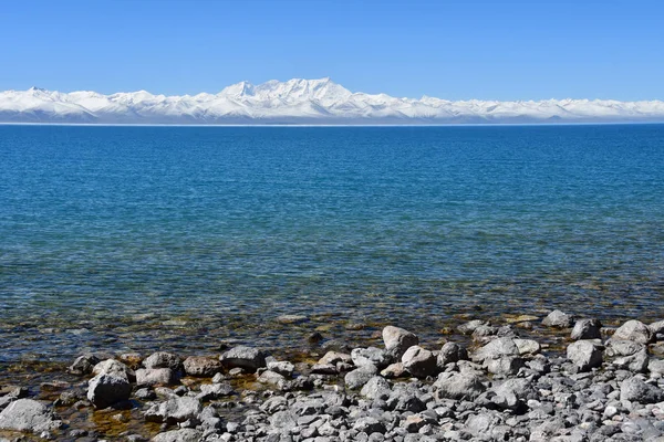 Tibet Lago Nam Tso Nam Tso Estate 4718 Metri Sul — Foto Stock