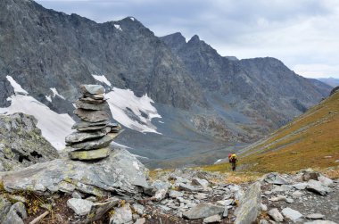 Rusya, Altay Dağları, turist pass Kuiguk (Kuyguk kadar gidiyor)