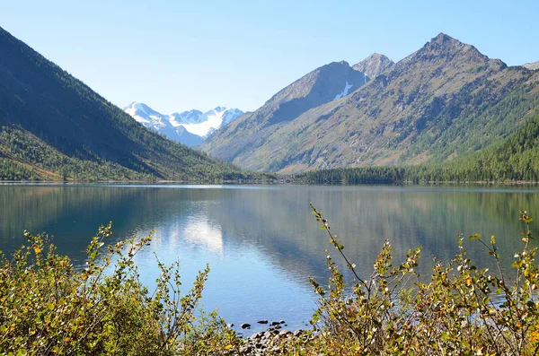 Russia, Altai territory, Ust-Koksinsky district,  the lower Multinskoye lake