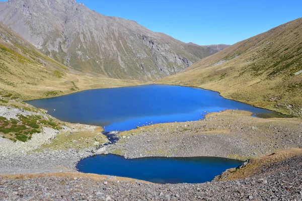 Russie Arkhyz Lac Chilik Par Temps Clair — Photo