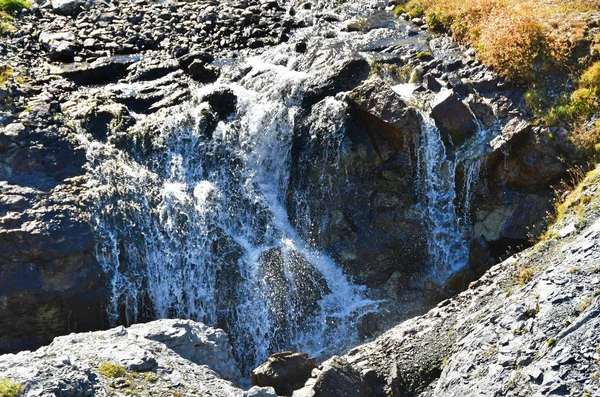 Ryssland Geologiska Misslyckande Bergen Arkhyz Nära Lake Provalnoye — Stockfoto