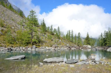 Büyük Shavlinskoe Gölü, Altay Dağları, Rusya Federasyonu