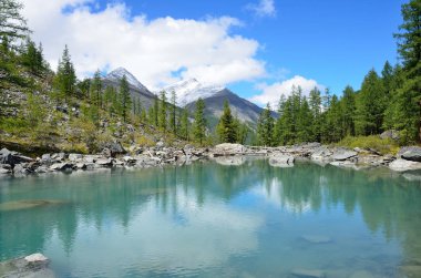 Büyük Shavlinskoe Gölü, Altay Dağları, Rusya Federasyonu