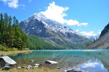 Büyük Shavlinskoe Gölü, Altay Dağları, Rusya Federasyonu