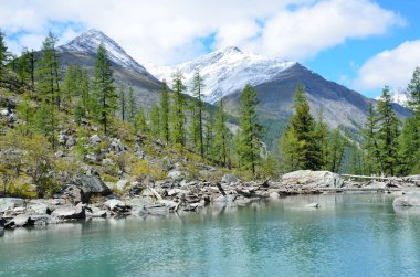 Büyük Shavlinskoe Gölü, Altay Dağları, Rusya Federasyonu