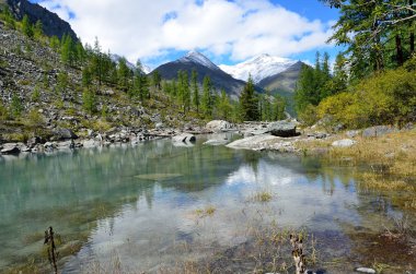 Büyük Shavlinskoe Gölü, Altay Dağları, Rusya Federasyonu