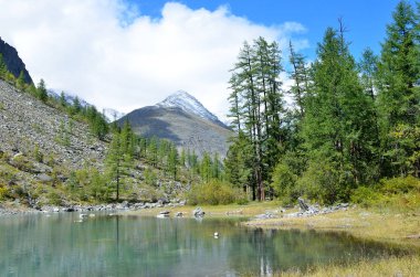 Büyük Shavlinskoe Gölü, Altay Dağları, Rusya Federasyonu