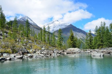 Büyük Shavlinskoe Gölü, Altay Dağları, Rusya Federasyonu