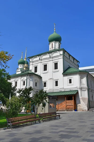 Moskva Ryssland Kyrkan Maxim Den Välsignade Varvarka Street 1698 1699 — Stockfoto