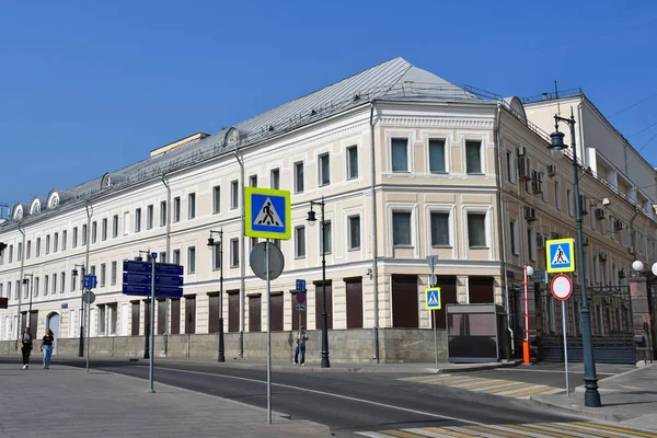 Moscou Rússia Setembro 2018 Antiga Casa Comercial Morozov 1864 Ano — Fotografia de Stock