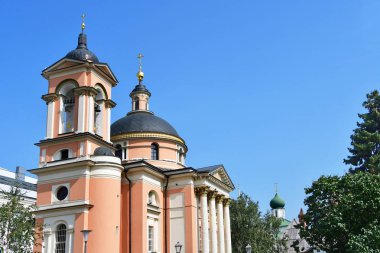 St. Varvara Kilisesi. Varvarka Caddesi. Moskova, Rusya