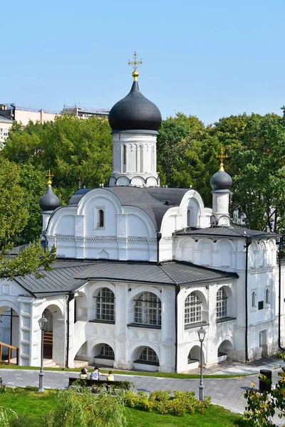 Moszkva Oroszország Szeptember 2018 Anna Xvi Század Elején Fogantatás Templom — Stock Fotó