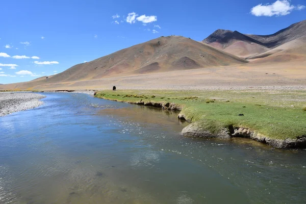 Tíbet China Meseta Tibetana Río Ind Verano — Foto de Stock