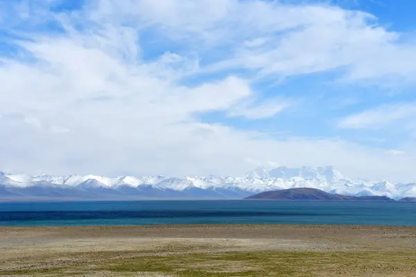 Tibet Lago Nam Tso Nam Tso Estate 4718 Metri Sul — Foto Stock
