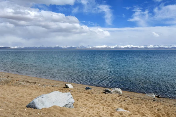 Tibet Lake Nam Tso Nam Tso Summer 4718 Meters Sea — Stock Photo, Image