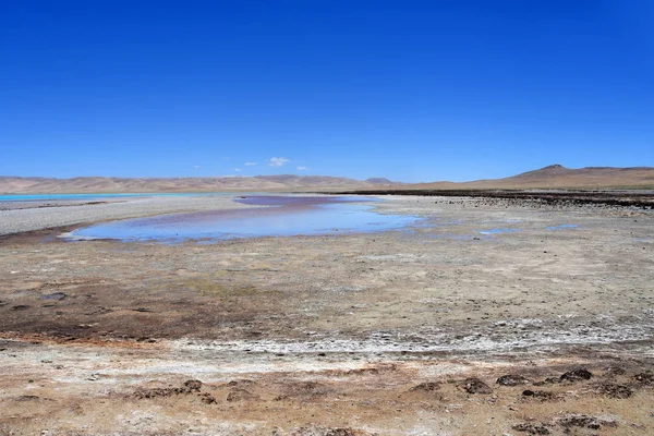 Seen Von Tibet Der Vorrat Des Sam Sees Sommer Bei — Stockfoto