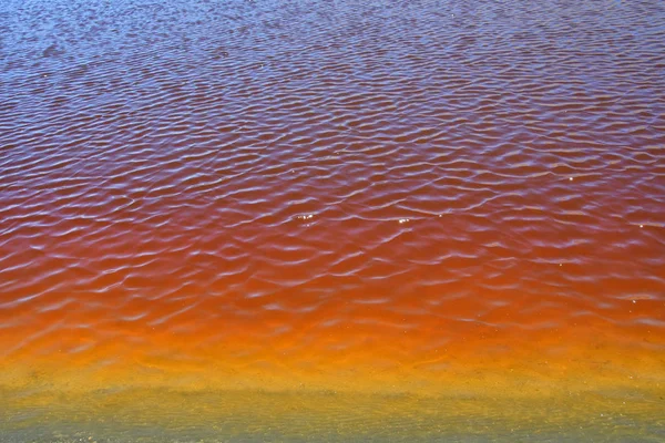 Tibet Oranje Water Het Meer Van Sam Buurt Van Kust — Stockfoto